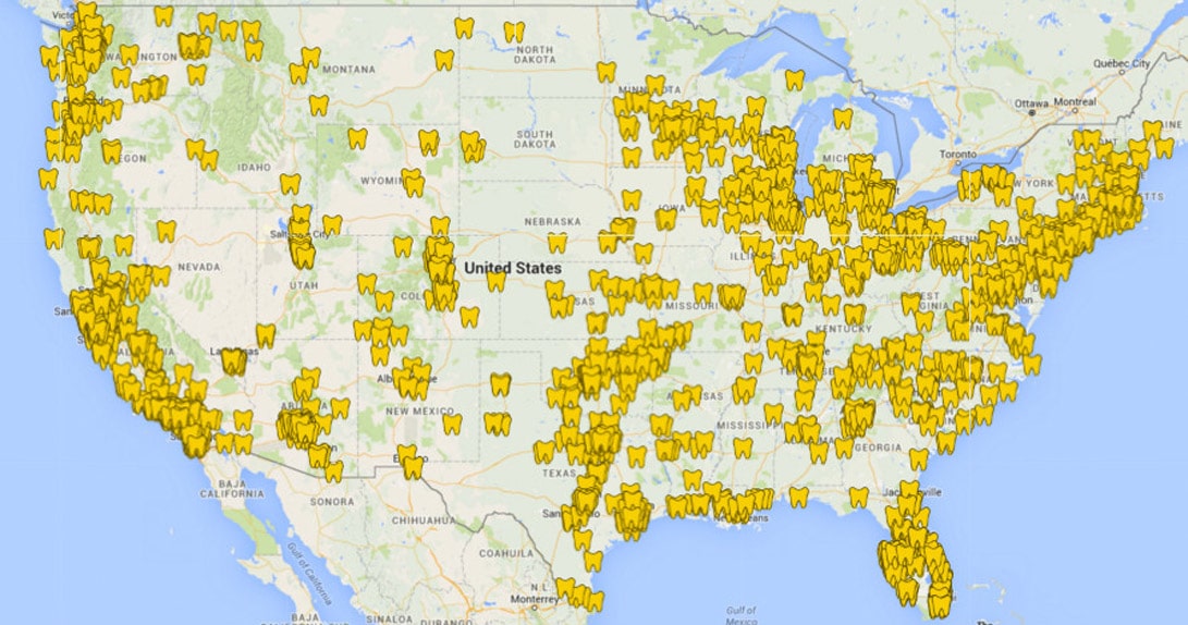 SOTA Dentist Map SOTA Dentist Map