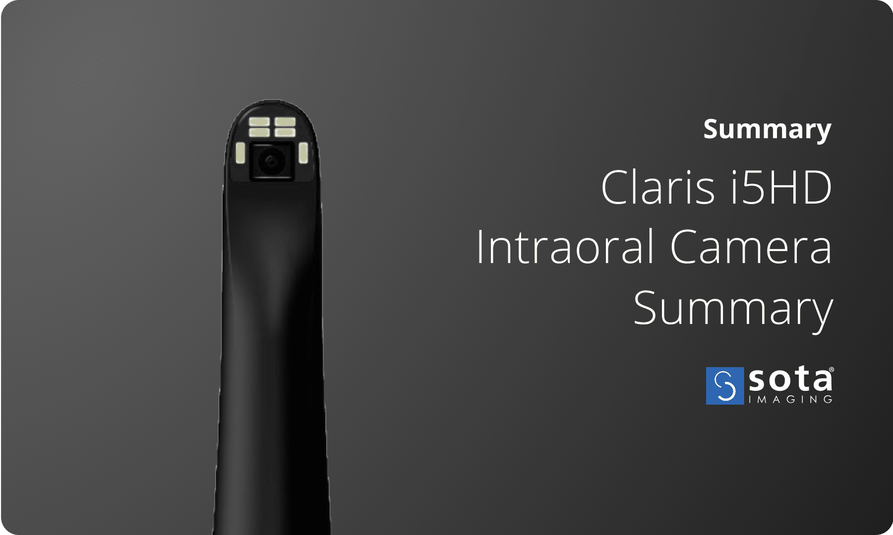 Claris i5HD Intraoral Camera Summary